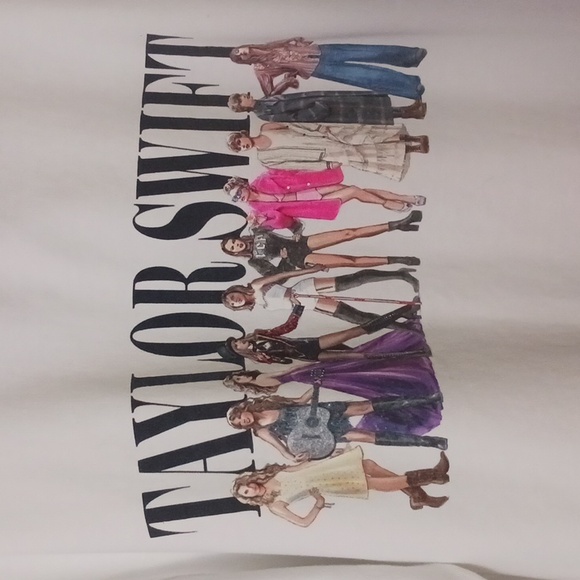 TAYLOR SWIFT "MIDNIGHTS" TOUR SWEATSHIRT SIZE LARGE WHITE - Picture 4 of 4